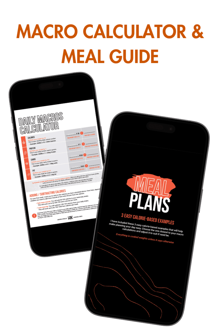 2) MACRO CALCULATOR + MEAL GUIDE